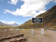 Pass auf dem Weg von Cuzco nach Puno