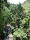 Blick ins Tal von den Dila Falls