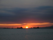 Sonnenuntergang in der Manila Bay