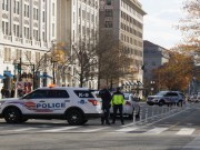 Polizeiaufgebot in Wahington DC